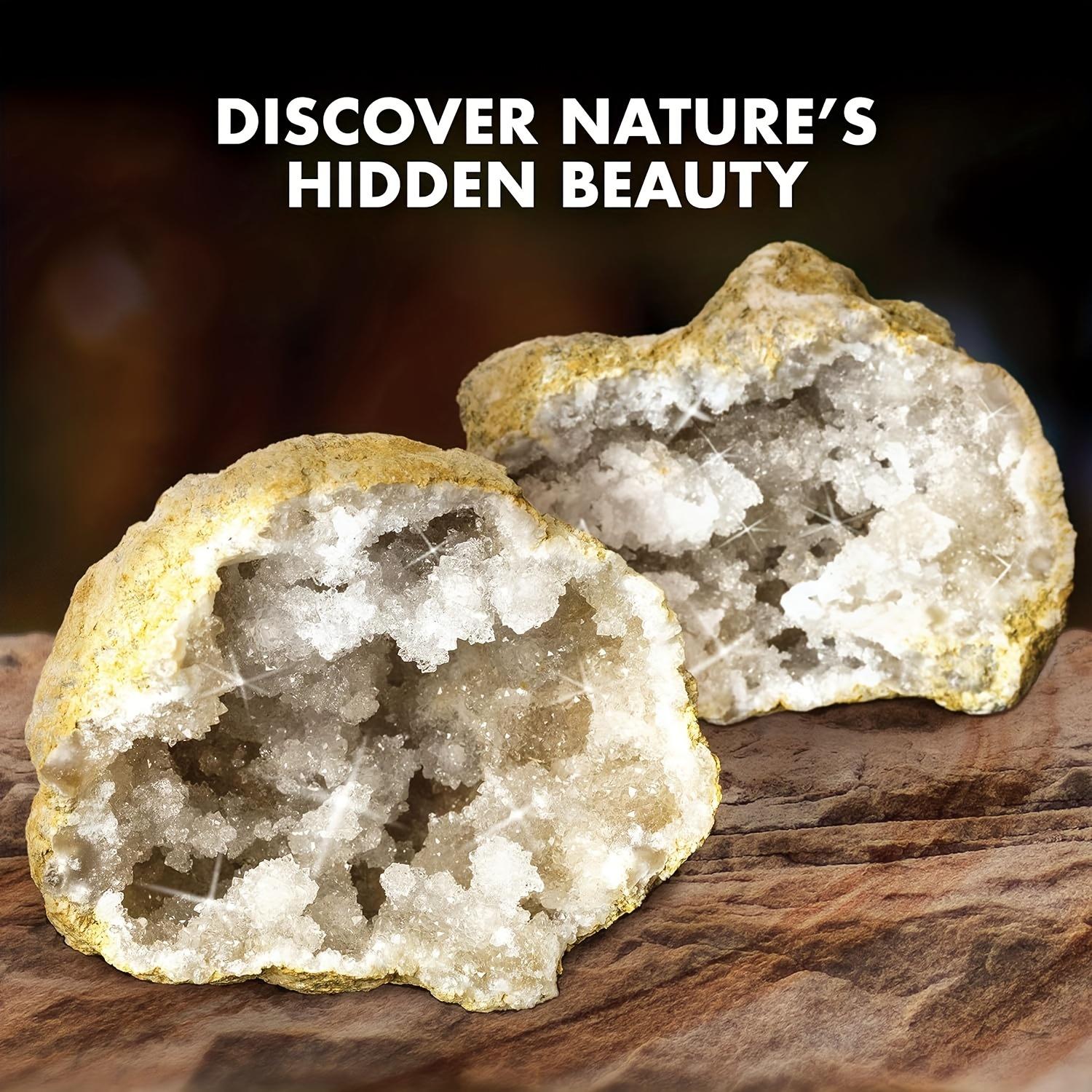 Geode Crystal Break - 5 géodes de quartz naturel (1,2-2
